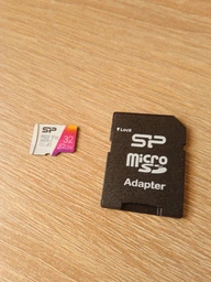 Карта памяти Silicon Power Elite Colorful microSDHC 32Gb Class 10 UHS-I U1 A1 V10 + SD-адаптер (SP032GBSTHBV1V20SP)