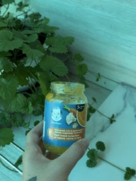 Пюре овоще-мясное Gerber Стерилизованное Весенний суп с кусочками овощей, индейкой и укропом для детей с 7 месяцев 190 г (8445292315401)
