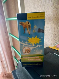 Отпугиватель собак Super Ultrasonic Dog Chaser ультразвук для собак - устройство для отпугивания, фонарик, + функция тренировки, черный (Double)