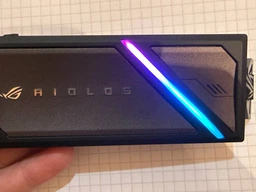 Внешний корпус для SSD Asus ROG Strix Aiolos (ESD-S1W) M.2 NVMe (PCIe) USB 3.2 Gen2x2 Type-C Black (90DD02U0-MA9000)