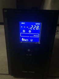 Джерело безперебійного живлення LogicPower LPM-UL625VA, Lin.int., AVR, 2 x євро, USB, LCD, метал (LP4978)