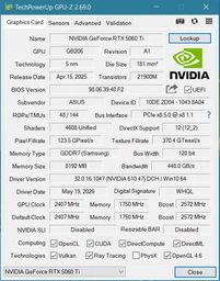 Видеокарта ASUS GeForce RTX 5060 Ti Dual 8GB GDDR7 (DUAL-RTX5060TI-8G) фото от покупателей 9