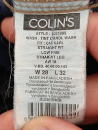 Джинсы мужские Colin's 044 Karl CL1060442DN05156 28-32 Luis Wash (8683197378699)