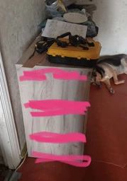 Комод Garant Идея 760 х 1800 2_ЗШ Дуб крафт серый/Сатин (00-00526338) фото от покупателей 2