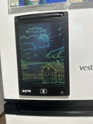 Детский планшет для рисования RZTK Art Board 8.5" со стилусом LCD White (LCD-85W) фото от покупателей 1