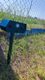 Відлякувач ультразвуковий кротів і птахів змій гризунів Solar Animal Repellent 01 на сонячній батареї + стробоскоп фото від покупців 16