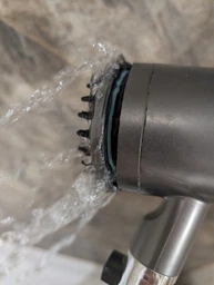 Набір Душова насадка масажна лійка для душу Turbocharged shower head PRO 4 в1 силіконові масажні шипи 3 режими подачі води віконце для контолю забрудення + 6 фільтрів для води