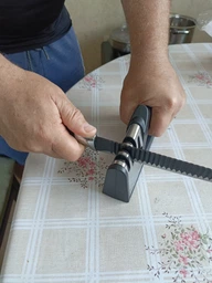 Точилка для ножей и ножниц 4в1 универсальная 4 Stage Knife Sharpener фото от покупателей 1