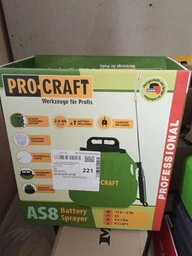 Аккумуляторный опрыскиватель ProCraft AS8 (8л, телескопическая трубка, аккумулятор в комплекте) фото от покупателей 1