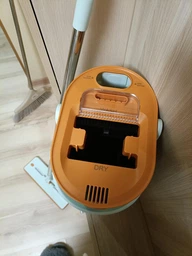 Набор швабра и ведро с отжимом Homettler SM001, 2 мопа в комплекте, мятный фото от покупателей 1