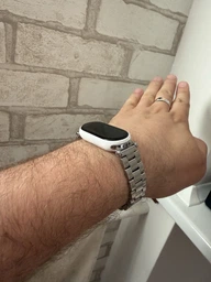 Ремінець металевий Mi Jobs Plus з металевим кріпленням для Xiaomi Mi Smart Band 10/9/8 Rose Gold (mrk3458) фото від покупців 3