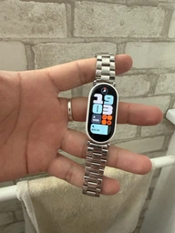 Ремінець металевий Mi Jobs Plus з металевим кріпленням для Xiaomi Mi Smart Band 10/9/8 Rose Gold (mrk3458)
