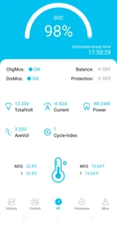 Акумулятор Kepworth LiFePO4 12V 120Ah 1536W Smart Bluetooth із зарядним пристроєм (літій залізо фосфатний АКБ з BMS)