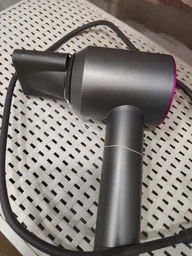 Профессиональный фен для волос Super Hair Dryer 1600 Вт + насадка концентратор, белый+золотистый