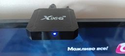 Смарт ТВ приставка X96Q 2/16 GB Android TV 14 Rockchip RK3518 з Bluetooth-пультом та голосовим пошуком | 4K HDR медіаплеєр з AV1 на андроїд | Smart TV Box | ТВ Бокс з WiFi6 2.4 та 5ГГц + YouTV Максимальний | ТВ канали | Фільми та Серіали