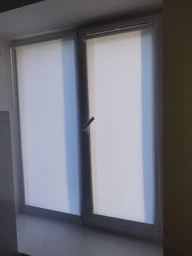 Ролета тканинна DECOLUX 120х200 LEN Слонова кістка вал 19 фото від покупців 1