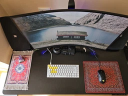 Килимок для миші ART ігровий та офісний 36х29 нековзка гумова основа, точна поверхня для оптичної та лазерної мишки, зносостійкий, для роботи, ігор і навчання (51058) фото від покупців 3