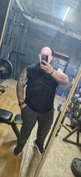 Безрукавка чоловіча повсякденна оверсайз майка "Washed" ретро ефект хакі зелена 2XL