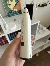 Спінювач безшумний з USB зарядкою Sokany SK-1772 Капучинатор акумуляторний вінчик 1200 мАг 2 насадки БІлий фото від покупців 3