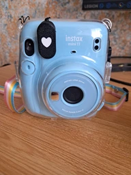 Заглушка на вспышку для instax mini 12/11 - черная с белым