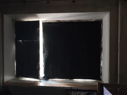 Штора самоклеюча світловідбиваюча Блекаут 149х299 см Чорна (TENT-149x299BL) фото від покупців 1