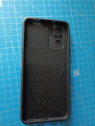 Протиударний броньований чохол із захистом камери для Xiaomi Redmi Note 10 та Note 10S та Poco M5s Armor Case Keysion blue фото от покупателей 2