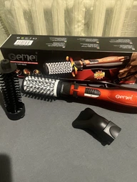 Фен-щетка ,браш, плойка, стайлер 3 в 1 Gemei Air Styler с керамическим покрытием 1000 Вт