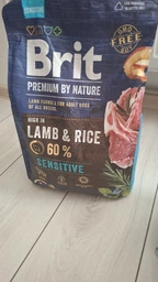 Сухий корм для собак Brit Premium Dog Sensitive 1 кг - ягня та рис