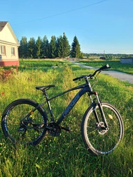 Велосипед Crossride МТВ ST Matrix 27.5" 17" 2025 Черно-червоний (02752-170-2)