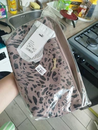 Спортивная сумка багет седло женская маленькая Puma Pop 09233607 Black-Script AOP (4069161281655)