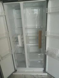 Холодильник Gorenje SBS, 179х62х92 см, 2 двери, объем 345(186)л, класс энергопотребления А+, NF+, инверторный компрессор, зона свежести, наружный дисплей, черный (629368) фото от покупателей 3