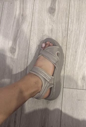 Женские сандалии Skechers 163585 TPE 39 (9US) 26 см Бежевые (199252146830)
