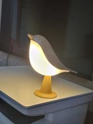 Ночник лампа 2-в-1 - світильник у формі птиці, сенсорний, LED, з ароматерапією, 3 режими світла, USB зарядка, портативний з акумулятором