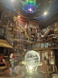 Румбокс 3D великий інтер’єрний книжковий конструктор DIY своїми руками з LED-підсвіткою "Таємна Бібліотека"