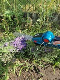 Аккумуляторный кусторез ножницы садовый веткорез электрический триммер Garden + 2 аккумулятора в комплекте фото от покупателей 11