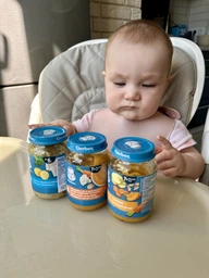 Упаковка пюре рыбно-овощного Gerber Стерилизованное Рыба с картофелем, цукини и брокколи для детей с 6 месяцев 190 г х 6 шт (7613287134066)