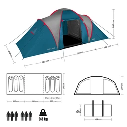 Палатка Nils Camp Highland кемпинговая NC6031 (5907695505078)
