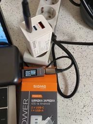 Сетевое зарядное устройство Sigma mobile X-power PS65-01 White (4827798637715) фото от покупателей 3