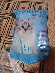 Силікагелевий наповнювач для котячого туалету Sani Pet 3.8 л фото від покупців 1