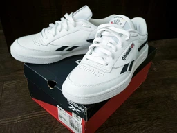 Мужские кеды кожаные низкие Reebok Club C Revenge 100032881 5905588458029 45 (11.5US) 29.5 см Белые (5905588458111) фото от покупателей 3