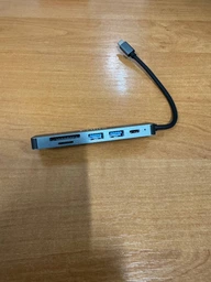 Usb хаб переходник type с на юсб 6в1 hub адаптер на тайп си для ноутбука макбука смартфона планшета пк Brillix UC-H6 Max концентратор с кардридером разветвитель 4 порта 4K HDMI+USB*2+SD/TF card reader+PD Female hub 6in1