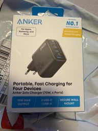Зарядное устройство Anker Nano 45W Smart Display Charger Orange