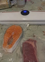 Вакууматор для їжі для продуктів вакуматор вакууматори вакуумний побутовий пакувальник для дому вакуумування фото від покупців 5
