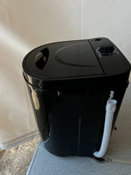 Портативна міні пральна машина Bergs WM-30 Black 3кг 260Вт фото від покупців 3