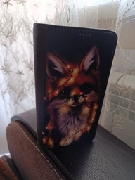 Чохол-книжка BoxFace для Xiaomi Redmi Note 15 5G Лисичка у Гірляндах (70362)