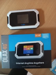 Мобильный 4G модем/роутер USB WI-FI 3G/4G LTE Olax MT80 с аккумулятором 3000 мАч и активным монитором Киевстар, Vodafone, Lifecell с антенным разъемом + 2 антенны 4G(LTE) по 4 dbi