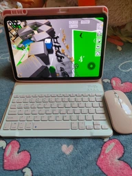 Чохол із Bluetooth - клавіатурою і мишкою Magnet Flip Cover для Xiaomi Pad 7 / Pad 7 Pro pink