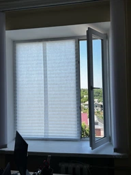 Комплект Жалюзи-плиссе на окна самоклеящиеся 60x180 см, Белый (BLINDS-WHITE60X80) фото от покупателей 1
