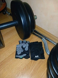 Перчатки велоперчатки для спорта турника зала GDragon Sport для фитнеса тренировок велосипеда воркаута кроссфита тяжелой атлетики подтягивания бега без пальцев нескользящие Черные 66_12_L_1
