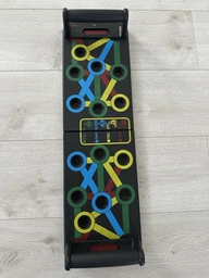 Дошка для віджимання упори Barfits Push Up Board 14 в 1 універсальна Чорна переносний портативний тренажер платформа для м'язів рук грудних спини біцепса трицепса зі зручними ручками фото від покупців 1